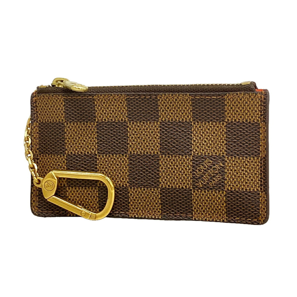 Louis Vuitton Damier Pochette Clé N62658 Ebene Wallet/Coin Case for Men and W...